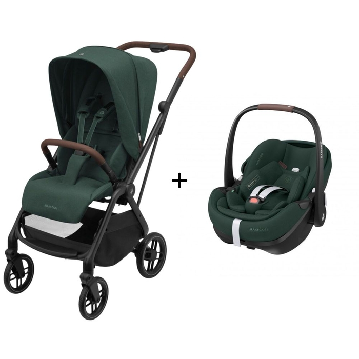 Carrinho de Bebé Leona 2 com Pebble 360 Pro 2 Maxi-Cosi - Maxi-Cosi - PACKLEONA003-010