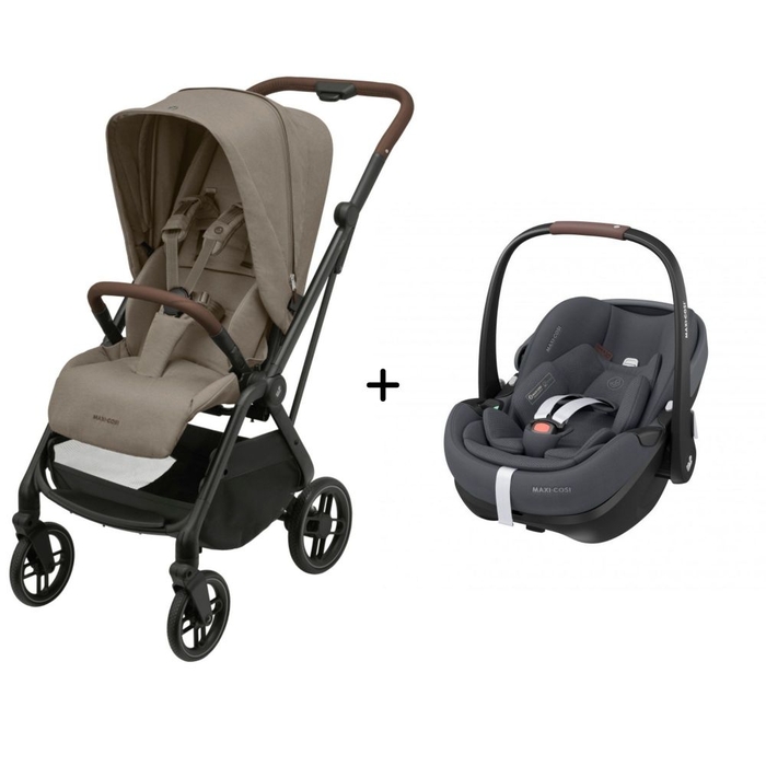 Carrinho de Bebé Leona 2 com Pebble 360 Pro 2 Maxi-Cosi - Maxi-Cosi - PACKLEONA003-014