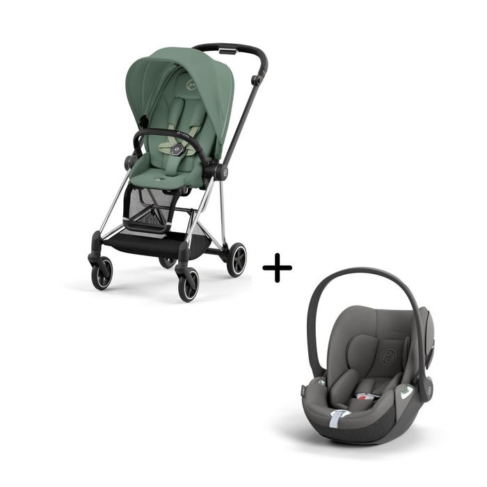Carrinho de Bebé Mios Chrome Black e Babycoque Cloud T i-Size Cybex - Cybex - PACKMIOS001-011