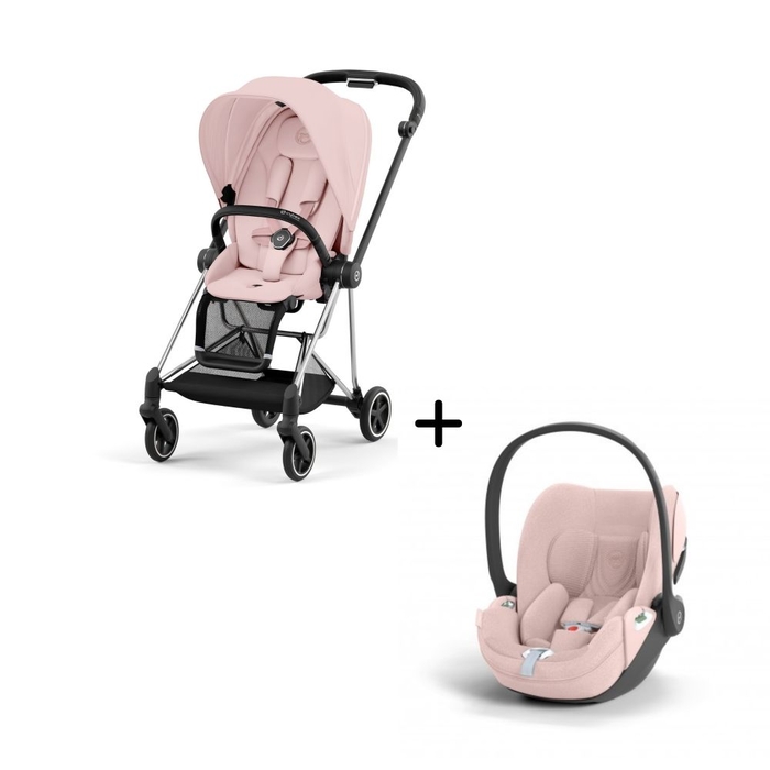 Carrinho de Bebé Mios Chrome Black e Babycoque Cloud T i-Size Plus Cybex - Cybex - PACKMIOS003-022