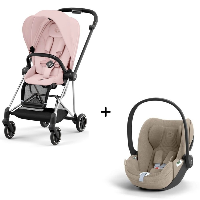 Carrinho de Bebé Mios Chrome Black e Babycoque Cloud T i-Size Plus Cybex - Cybex - PACKMIOS003-023