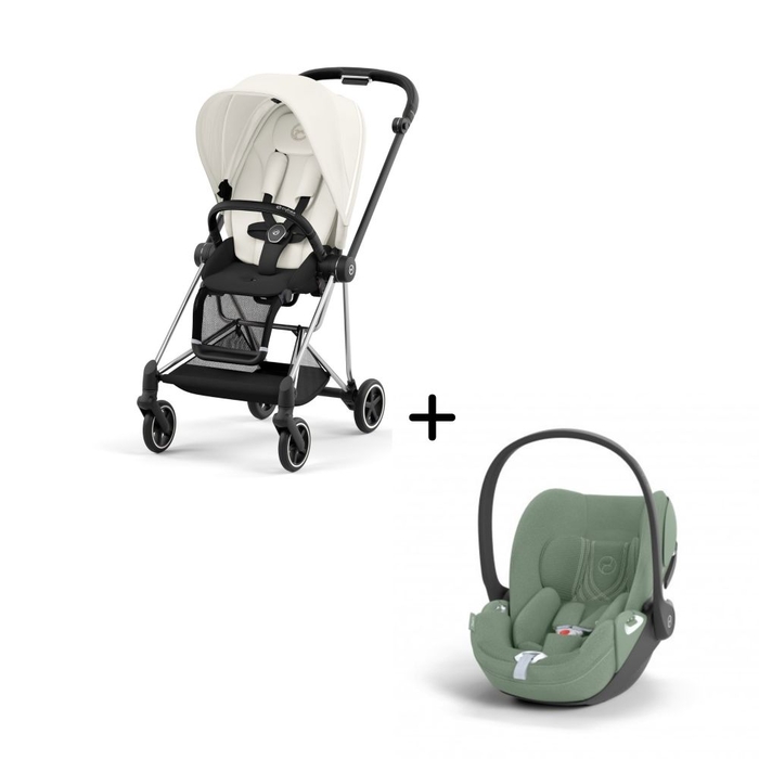Carrinho de Bebé Mios Chrome Black e Babycoque Cloud T i-Size Plus Cybex - Cybex - PACKMIOS003-027
