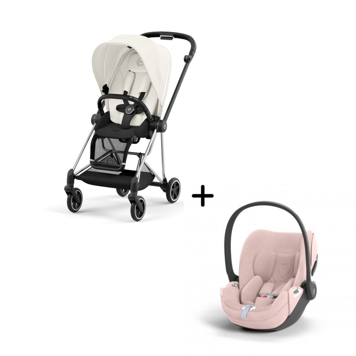Carrinho de Bebé Mios Chrome Black e Babycoque Cloud T i-Size Plus Cybex - Cybex - PACKMIOS003-028