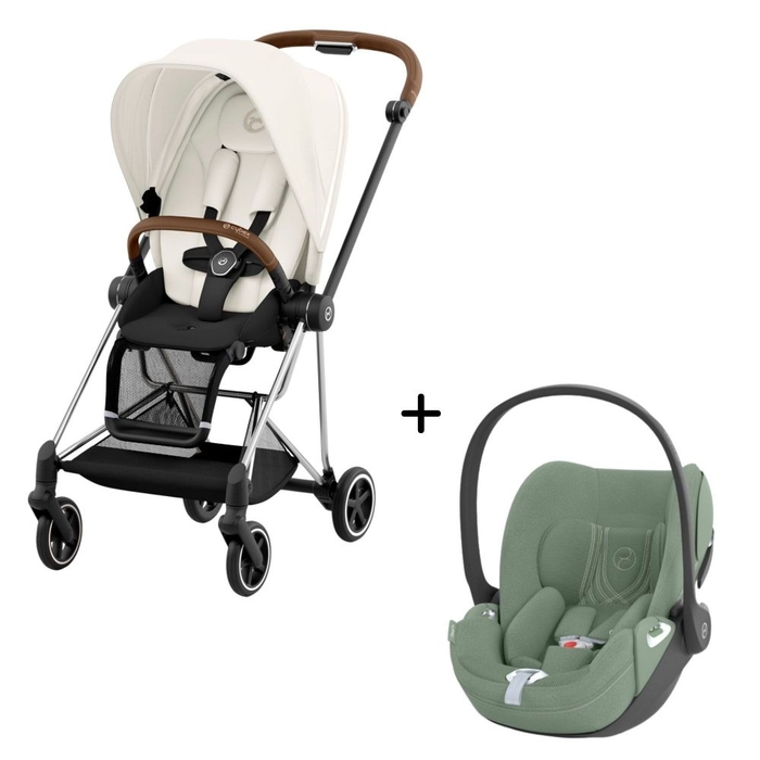 Carrinho de Bebé Mios Chrome Brown e Babycoque Cloud T i-Size Plus Cybex - Cybex - PACKMIOS007-027