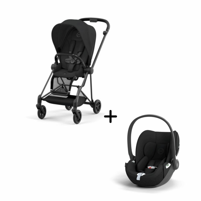 Carrinho de Bebé Mios Matt Black e Babycoque Cloud T i-Size Cybex - Cybex - PACKMIOS009-002