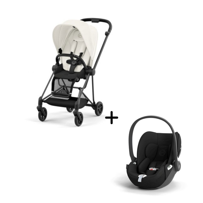 Carrinho de Bebé Mios Matt Black e Babycoque Cloud T i-Size Cybex - Cybex - PACKMIOS009-010