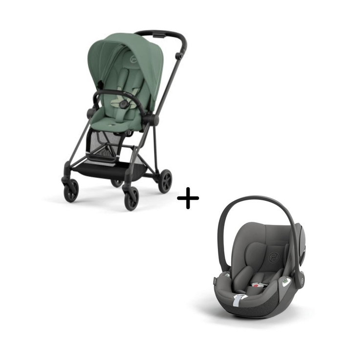 Carrinho de Bebé Mios Matt Black e Babycoque Cloud T i-Size Cybex - Cybex - PACKMIOS009-011