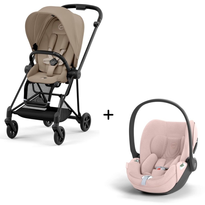 Carrinho de Bebé Mios Matt Black e Babycoque Cloud T i-Size Plus Cybex - Cybex - PACKMIOS011-016
