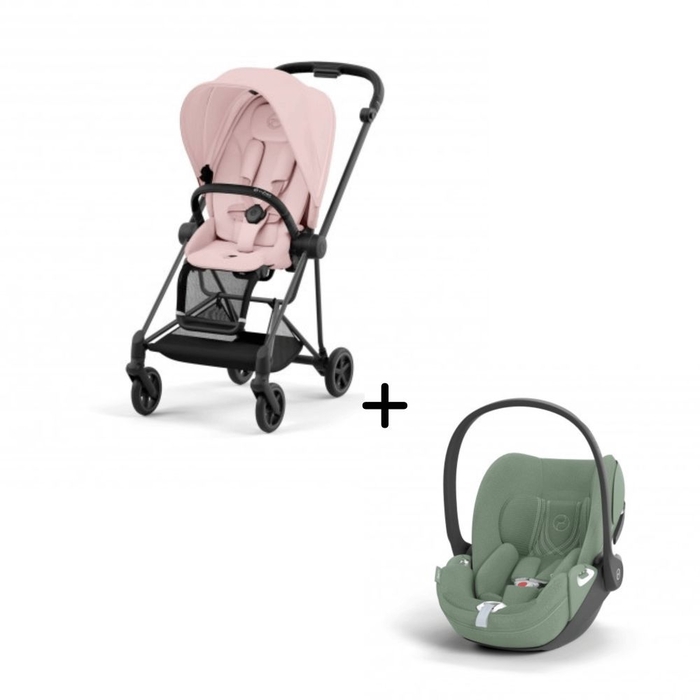 Carrinho de Bebé Mios Matt Black e Babycoque Cloud T i-Size Plus Cybex - Cybex - PACKMIOS011-021