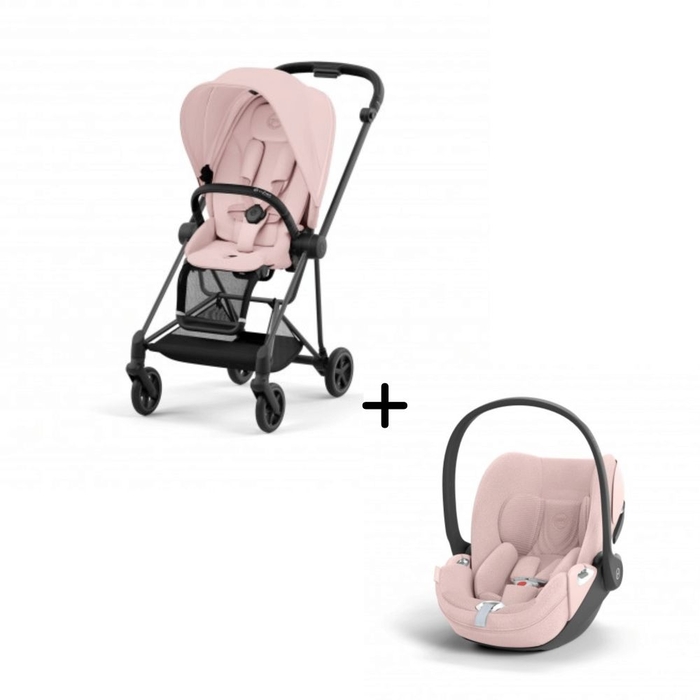 Carrinho de Bebé Mios Matt Black e Babycoque Cloud T i-Size Plus Cybex - Cybex - PACKMIOS011-022