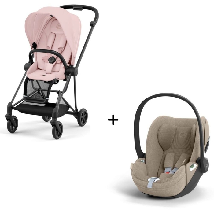 Carrinho de Bebé Mios Matt Black e Babycoque Cloud T i-Size Plus Cybex - Cybex - PACKMIOS011-023