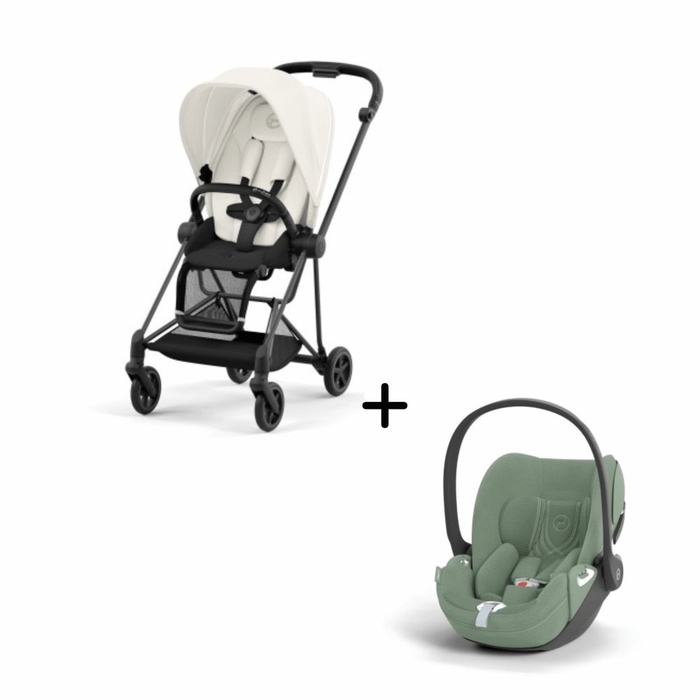 Carrinho de Bebé Mios Matt Black e Babycoque Cloud T i-Size Plus Cybex - Cybex - PACKMIOS011-027