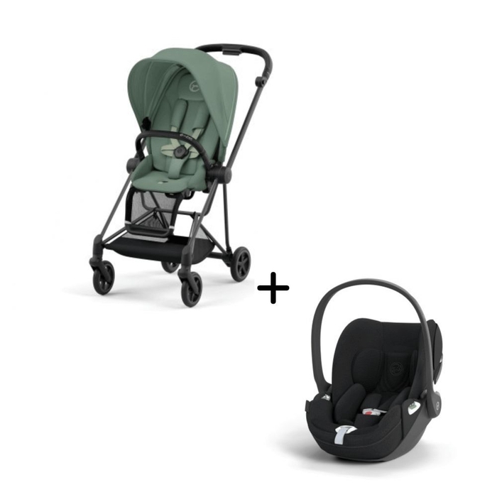 Carrinho de Bebé Mios Matt Black e Babycoque Cloud T i-Size Plus Cybex - Cybex - PACKMIOS011-032