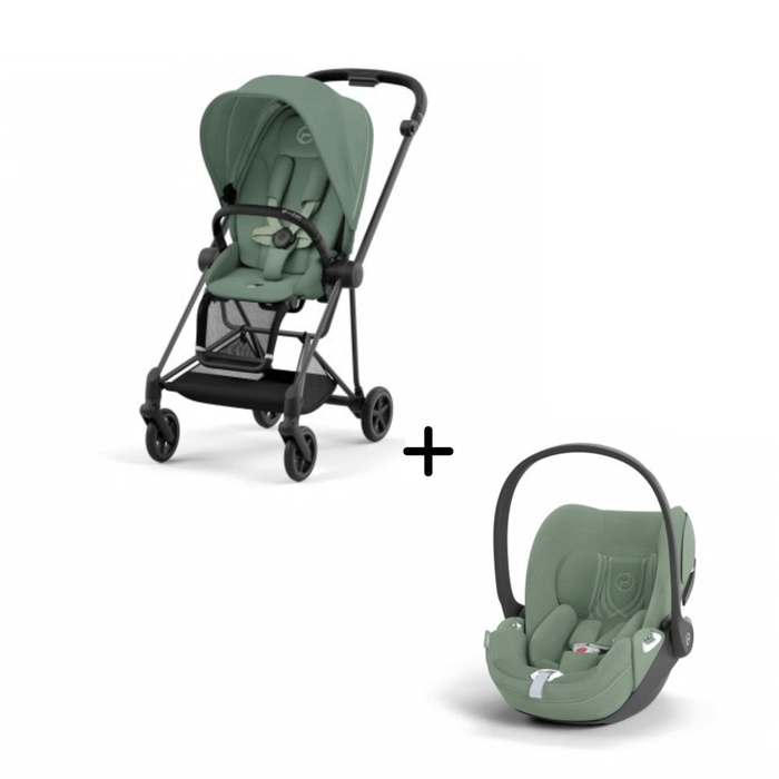 Carrinho de Bebé Mios Matt Black e Babycoque Cloud T i-Size Plus Cybex - Cybex - PACKMIOS011-033