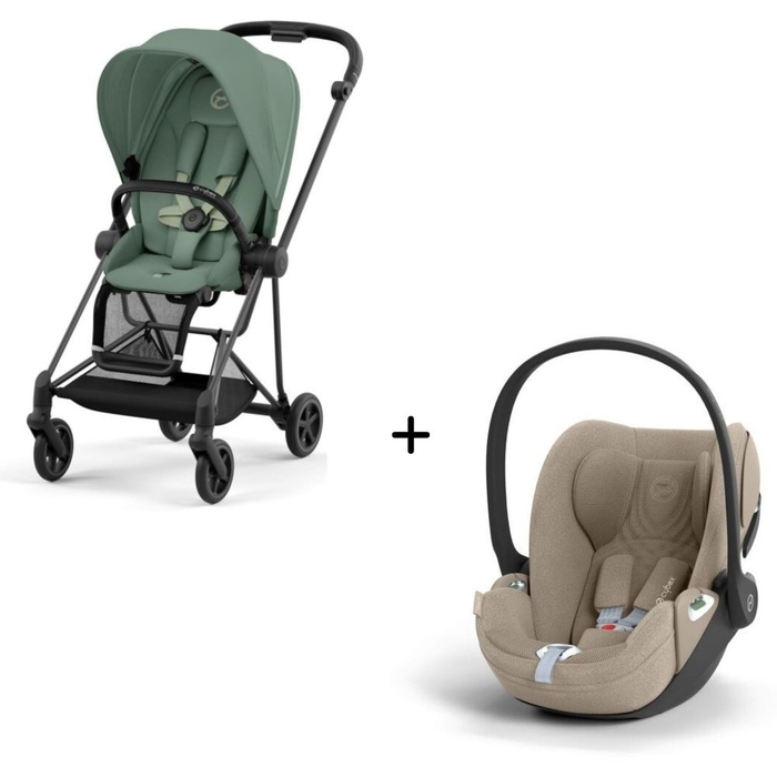 Carrinho de Bebé Mios Matt Black e Babycoque Cloud T i-Size Plus Cybex - Cybex - PACKMIOS011-035