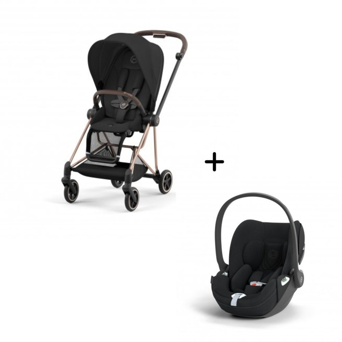 Carrinho de Bebé Mios Rosegold e Babycoque Cloud T i-Size Plus Cybex - Cybex - PACKMIOS015-002