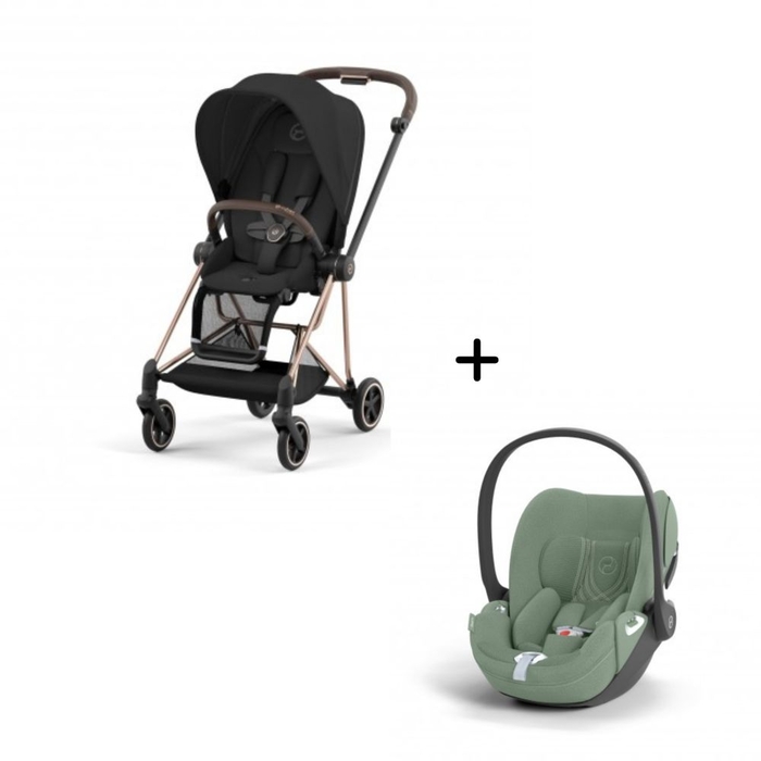 Carrinho de Bebé Mios Rosegold e Babycoque Cloud T i-Size Plus Cybex - Cybex - PACKMIOS015-003