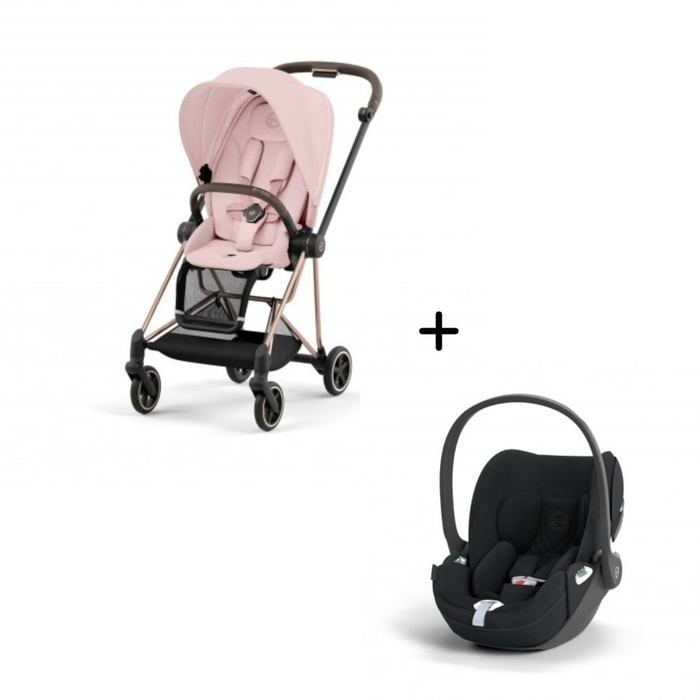 Carrinho de Bebé Mios Rosegold e Babycoque Cloud T i-Size Plus Cybex - Cybex - PACKMIOS015-020