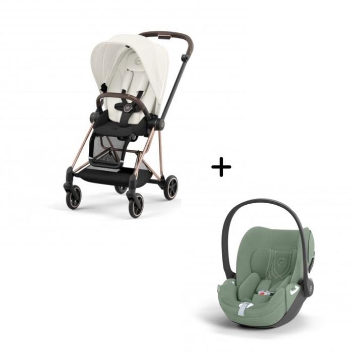 Carrinho de Bebé Mios Rosegold e Babycoque Cloud T i-Size Plus Cybex - Cybex - PACKMIOS015-027