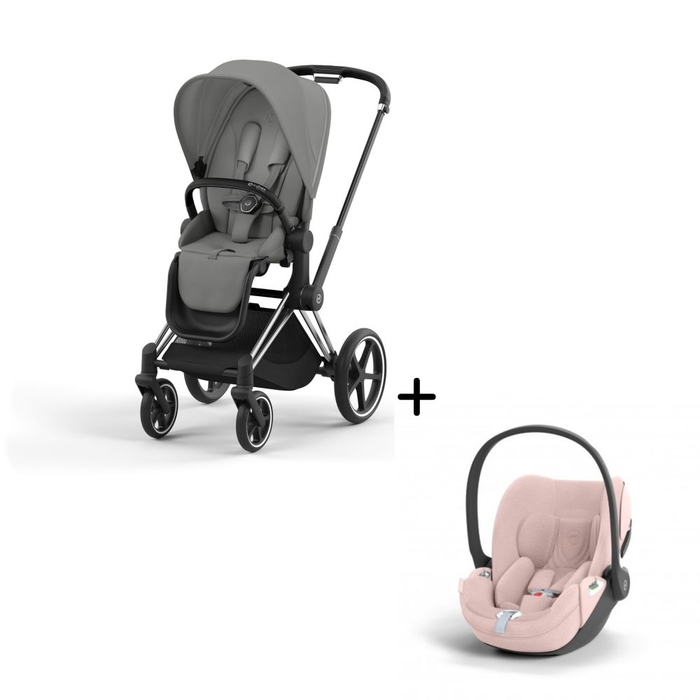 Carrinho de Bebé Chrome Black e Babycoque Cloud T i-Size Plus Cybex - Cybex - PACKPRIAM007-010