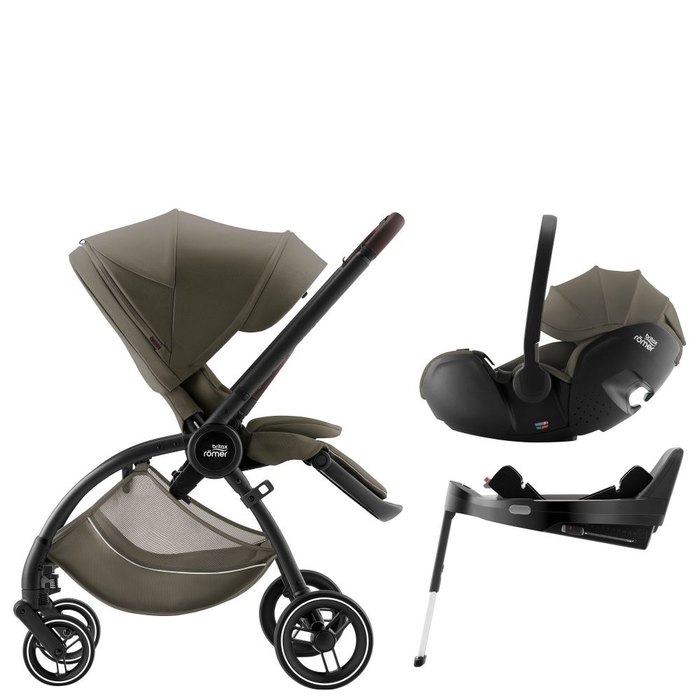 Carrinho de Bebé Britax Römer Rio com Baby-Safe Pro LUX e Base Vario 5Z - Britax Römer - PACKRIO005-001