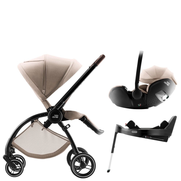 Carrinho de Bebé Britax Römer Rio com Baby-Safe Pro Style e Base Vario 5Z - Britax Römer - PACKRIO006-001