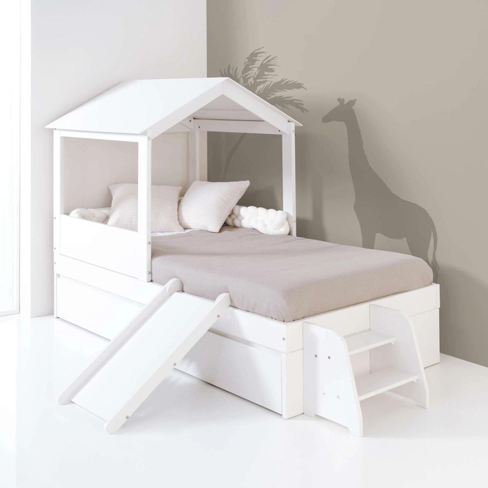 Cama Evolutiva Casita Alondra Montessori Bianca Quattro - Alondra - 8431904456600