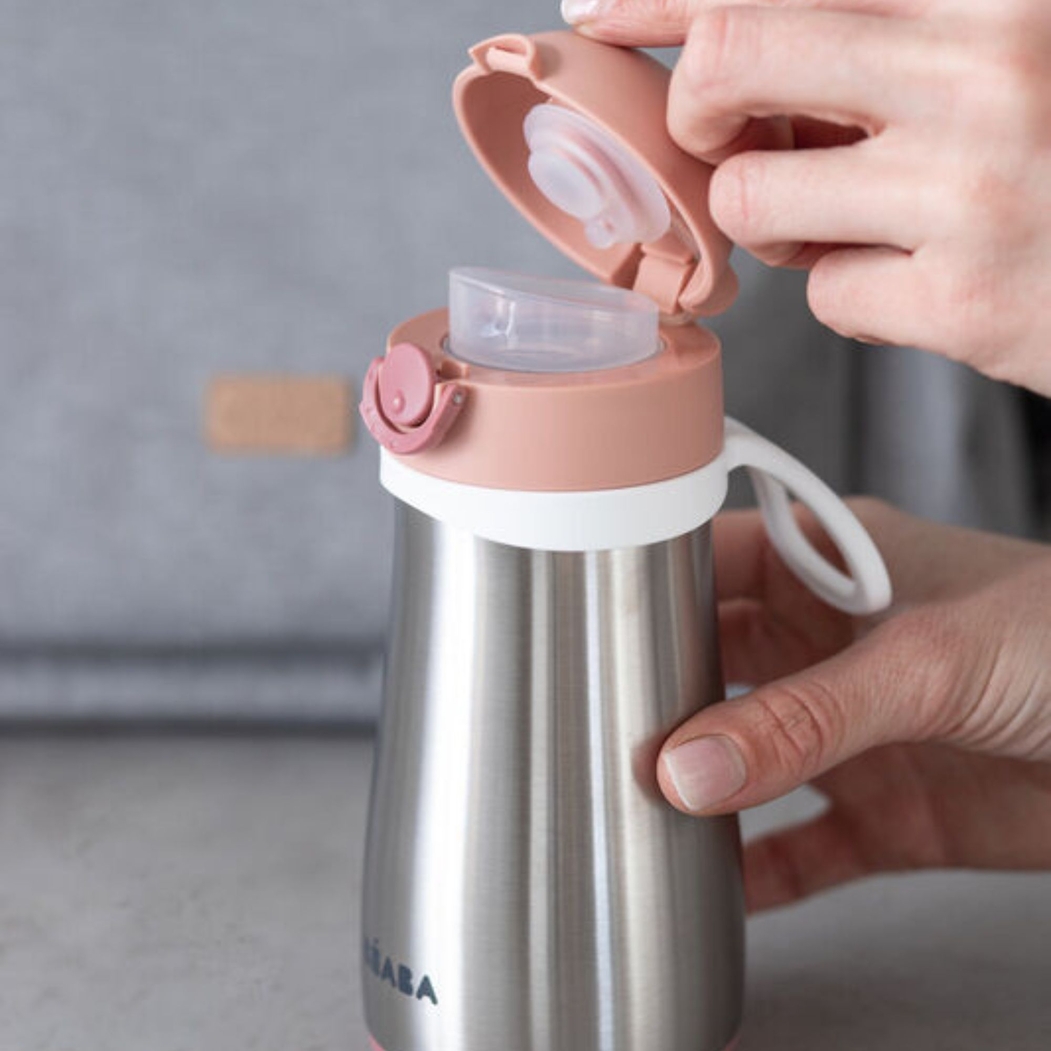 Garrafa Béaba em Aço Inoxidável 350ml - Béaba - 3384349135225
