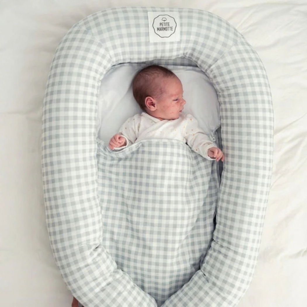 Ninho Antiplagiocefalia Ecus Kids x Petite Marmotte Vichi Grey - Ecus Kids - 8433905416799