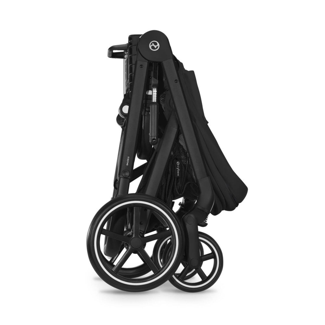 Trio Cybex Balios Black Carrinho, Alcofa, Cloud G Plus Moon Black com Base G3 e Adapatdores - Cybex - PACKBALIOS031-001