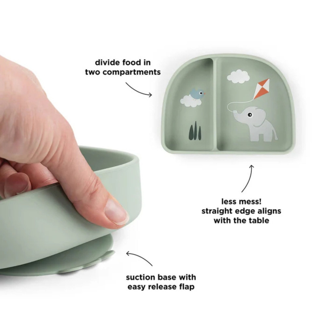 Tigela com Divisória Done by Deer Stick/Stay Playground - Done By Deer - 5712643063421