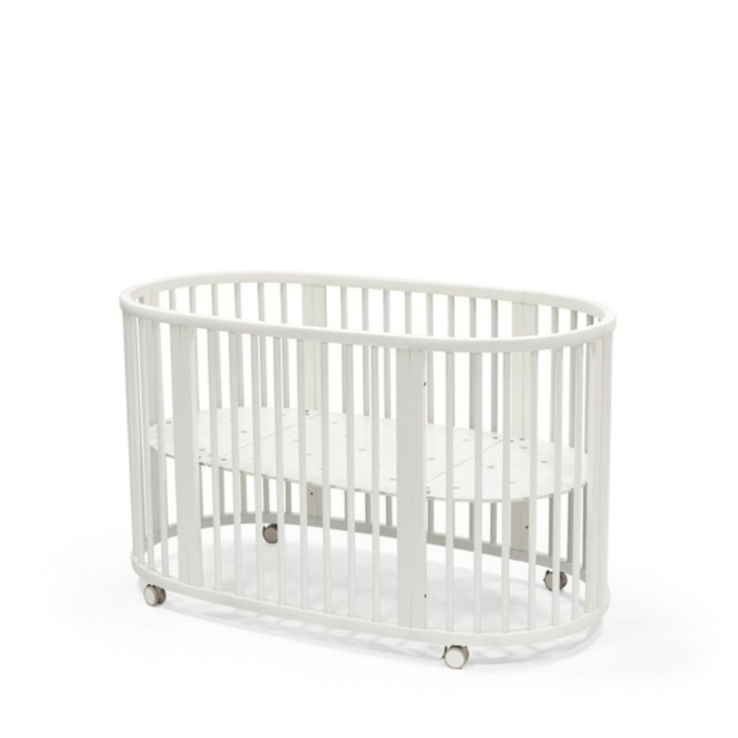 Berço Stokke Sleepi com Colchão e Lençóis White - Stokke - PACKSLEEPI003-003