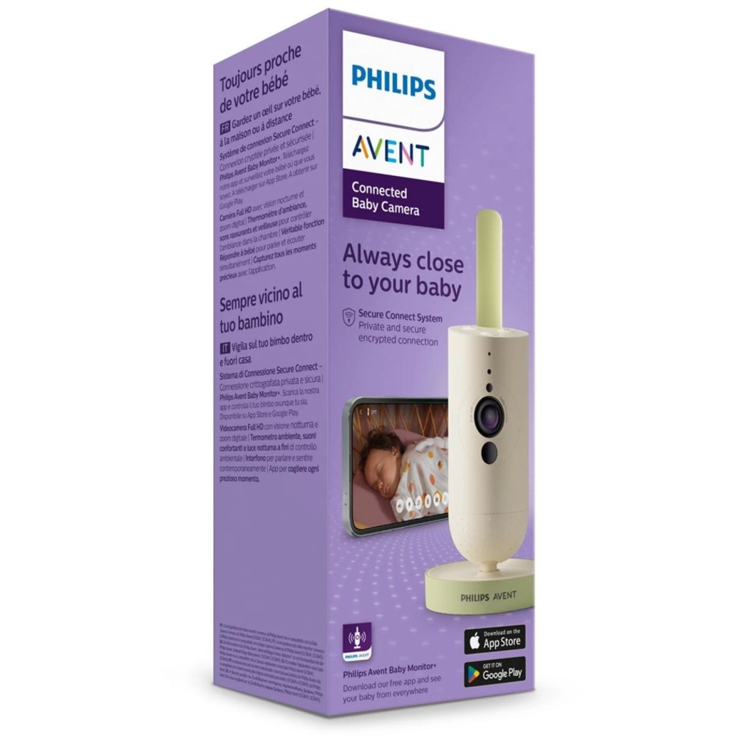 Intercomunicador Philips Avent Owl com Câmara Conectada - Philips Avent - 8720689024860