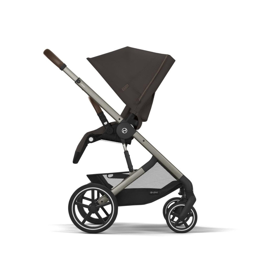 Carrinho de Bebé e Alcofa Cybex Balios Taupe com Cloud G Plus e Adaptadores com Oferta Base G - Cybex - PACKBALIOS030-023