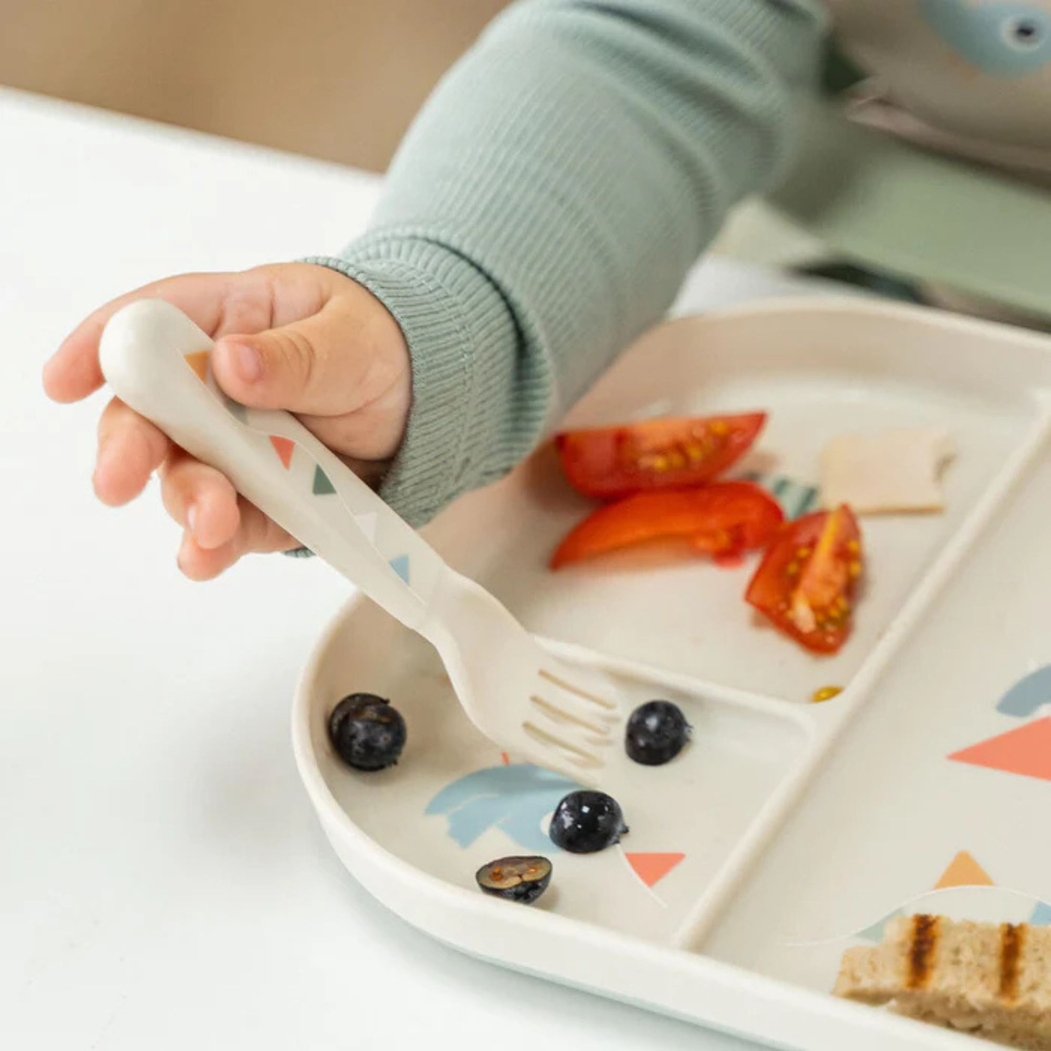 Conjunto de Talheres Done by Deer Celebration Sand - Done By Deer - 5712643063872