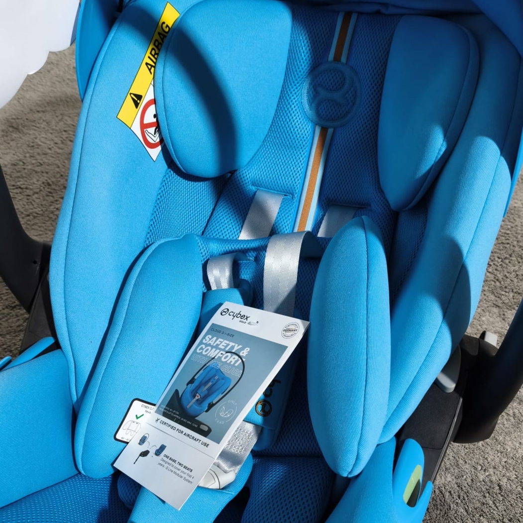 Babycoque Cybex Cloud G i-Size Plus Beach Blue - Cybex - 4063846431359
