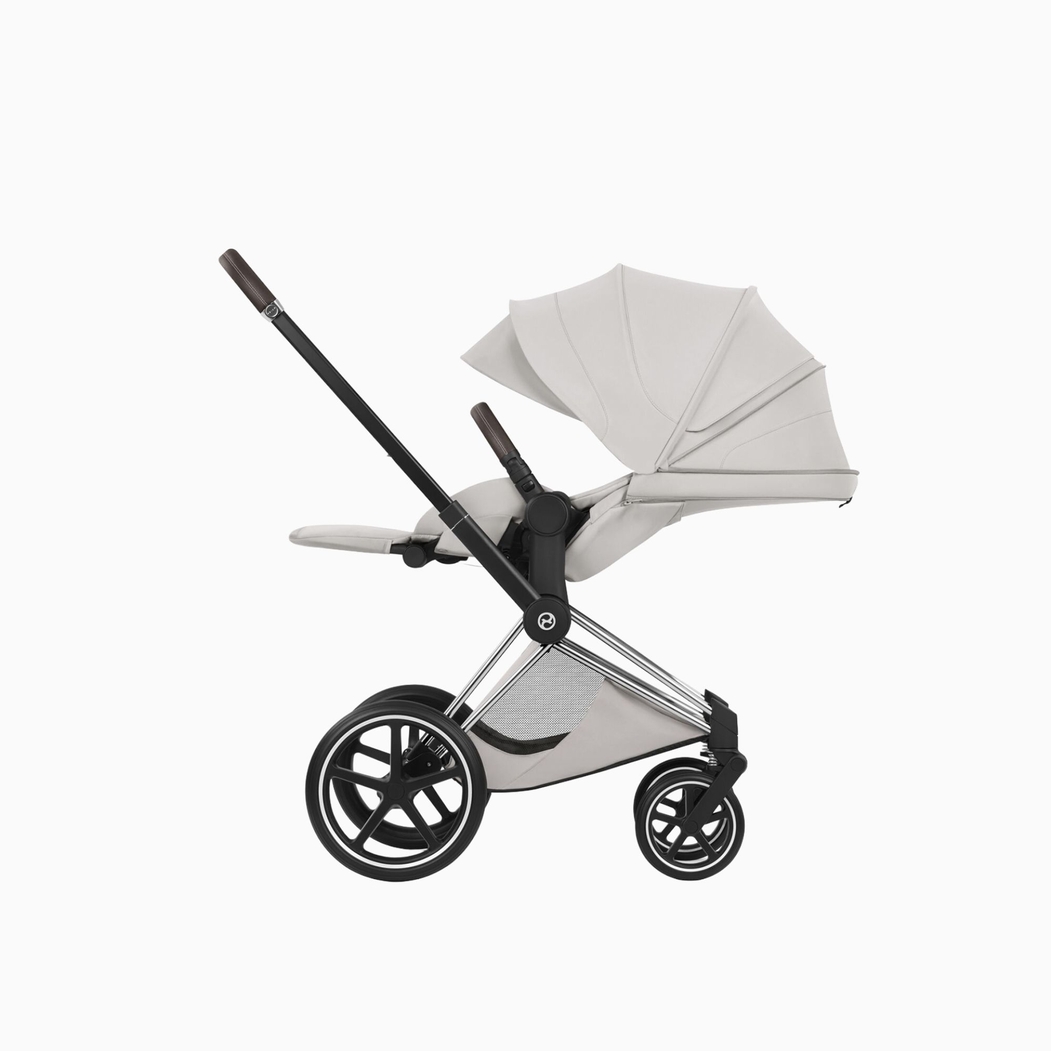 Carrinho de Bebé Cybex Priam Style Chrome Brown - Cybex - PACKPRIAM033-002