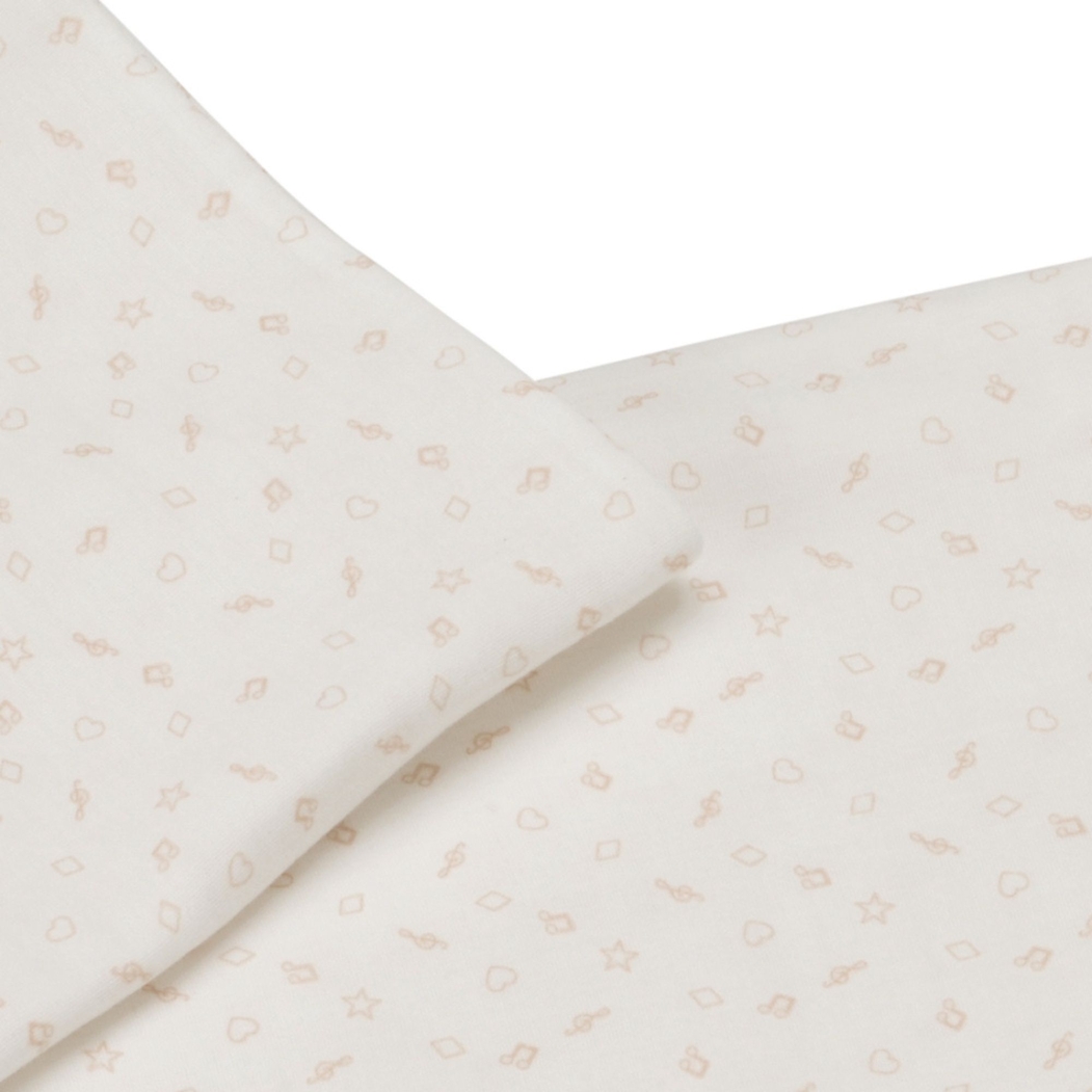 Lençol de Cima Mammamia para Mini Berço com Almofada - Mammamia - 8013440203551