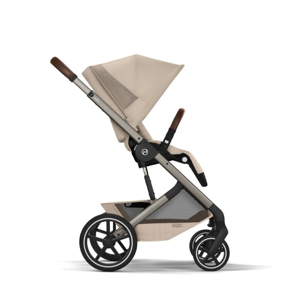 Carrinho de Bebé Cybex Balios S Lux Taupe com Alcofa Dobrável - Cybex - 4063846591695