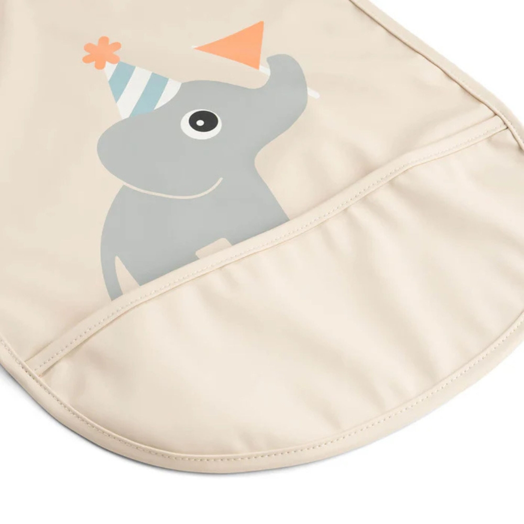 Babete com Velcro Done by Deer Celebration Sand - Done By Deer - 5712643061434