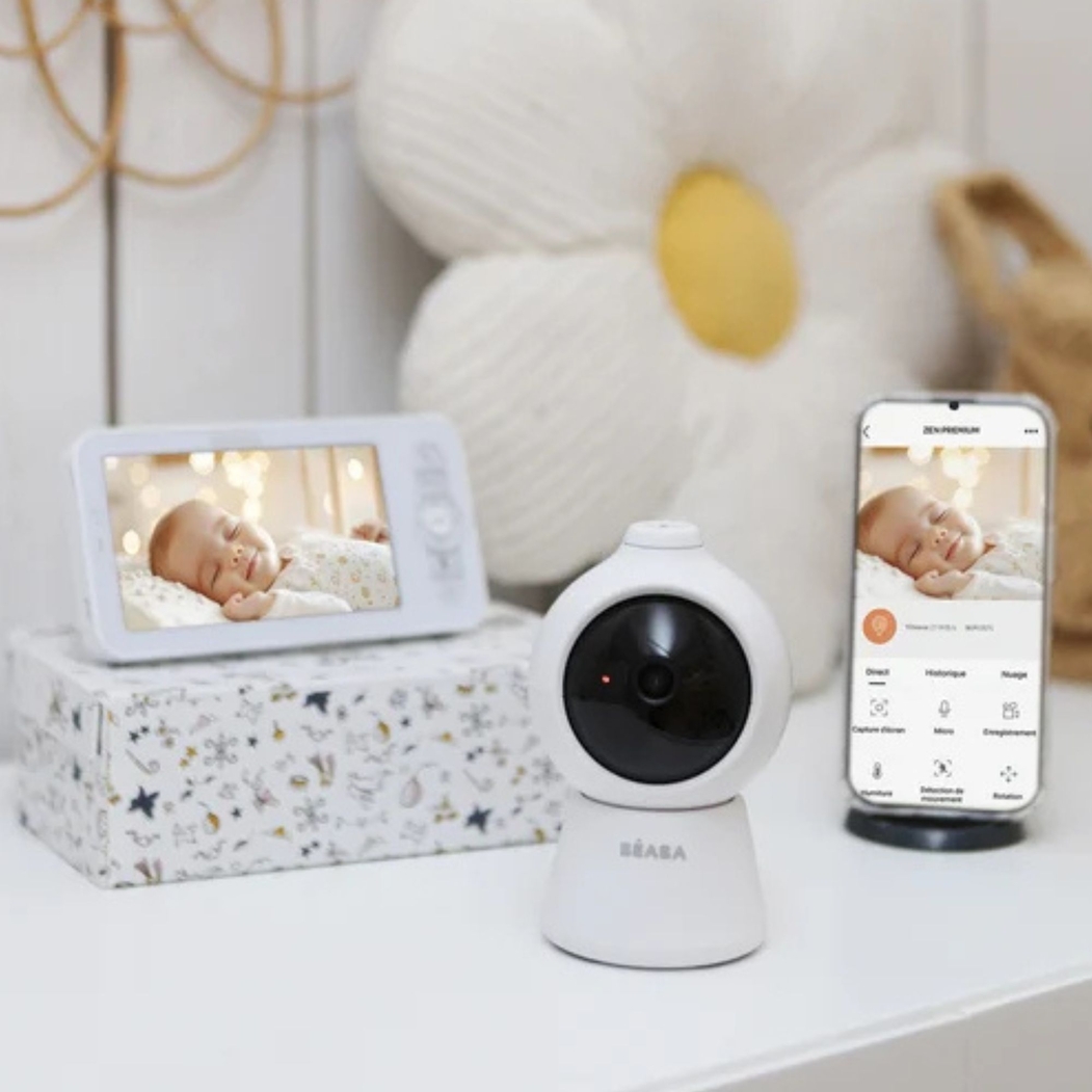 Intercomunicador com Vídeo Béaba Zen Smart AI - Béaba - 3384349304287