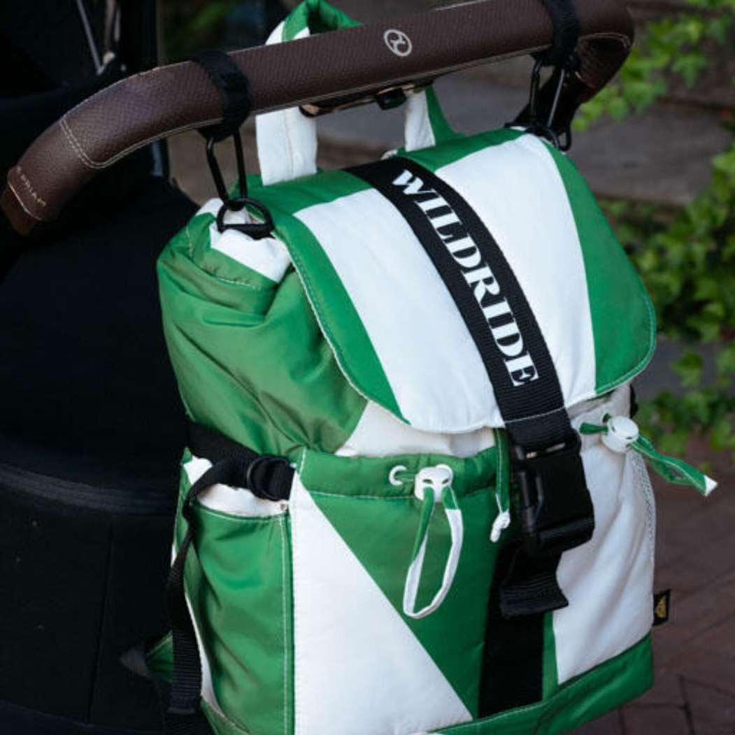Mochila de Maternidade Wildride Green Graphic - Wildride - 8721154240426