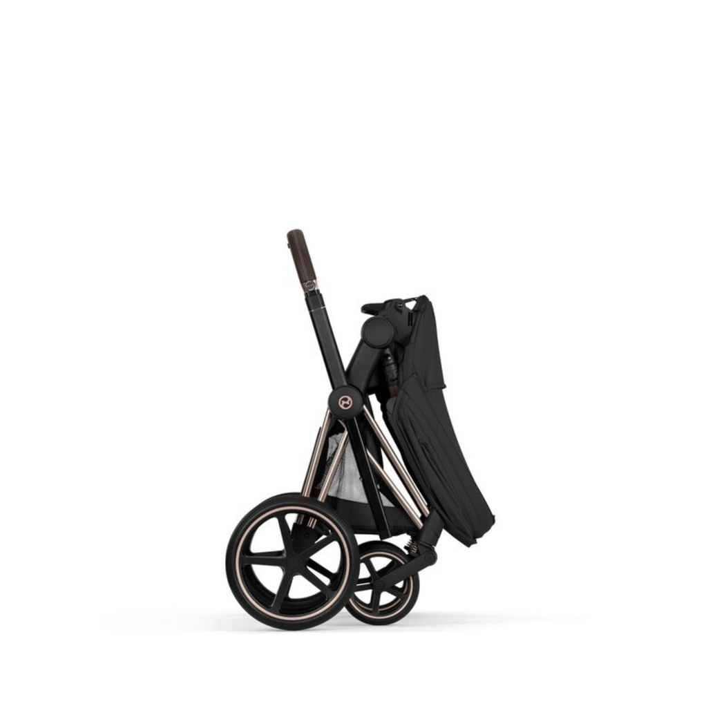 Carrinho de Bebé Cybex Priam Comfort Rosegold com Alcofa Dobrável - Cybex - 4063846549177