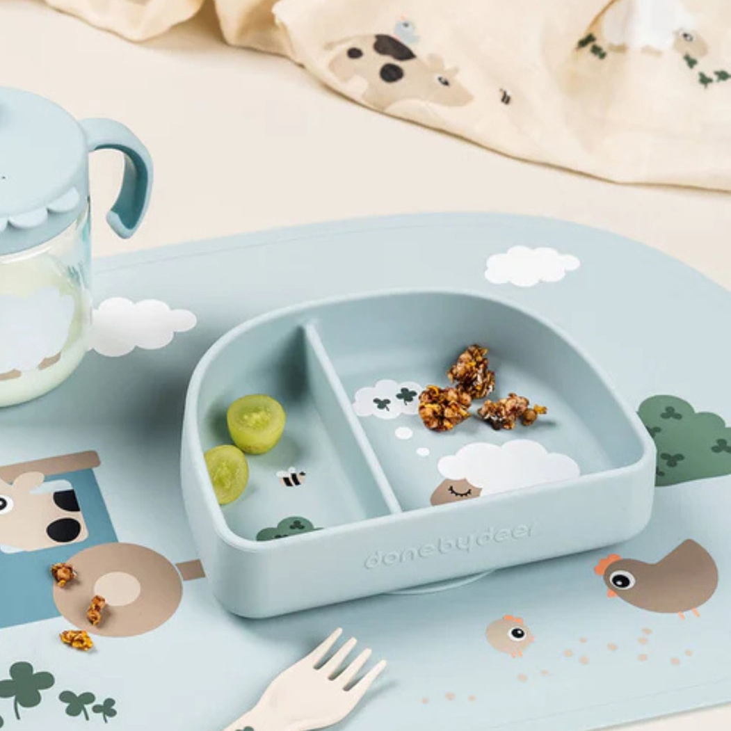 Tigela com Divisória Done by Deer Stick/Stay Tiny Farm - Done By Deer - 5712643063483