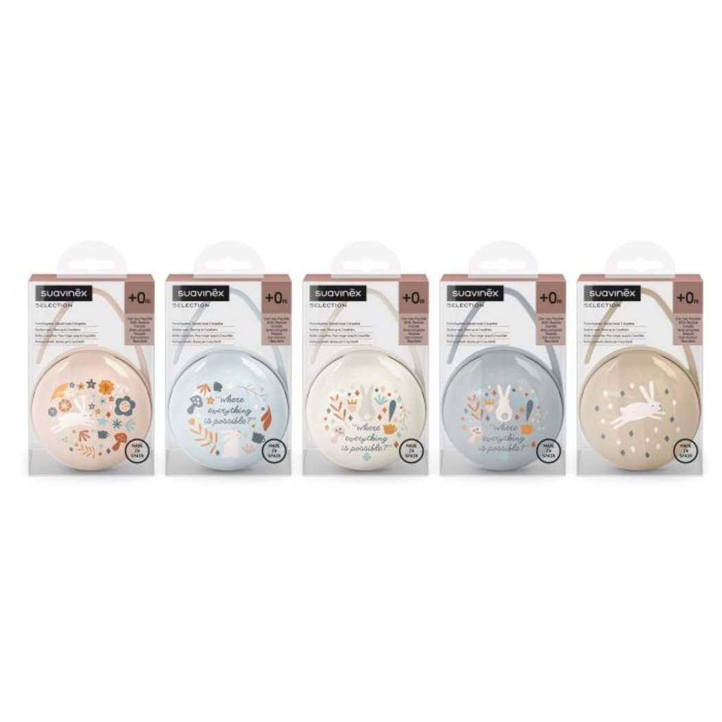 Porta-Chupetas Duo Suavinex Wonderland - Suavinex - 8426420800143
