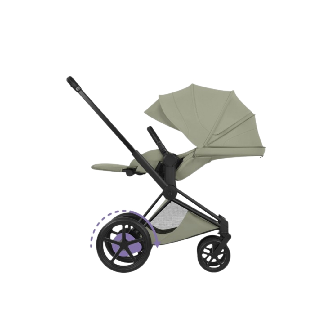 Carrinho de Bebé Cybex e-Priam Style Matt Black - Cybex - PACKEPRIAM011-004