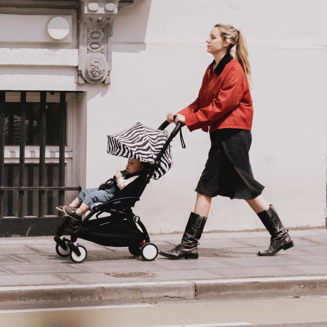 Carrinho de Bebé YOYO Black Stokke com Color Pack Zebra 6+ - Stokke - PACKYOYO011-001