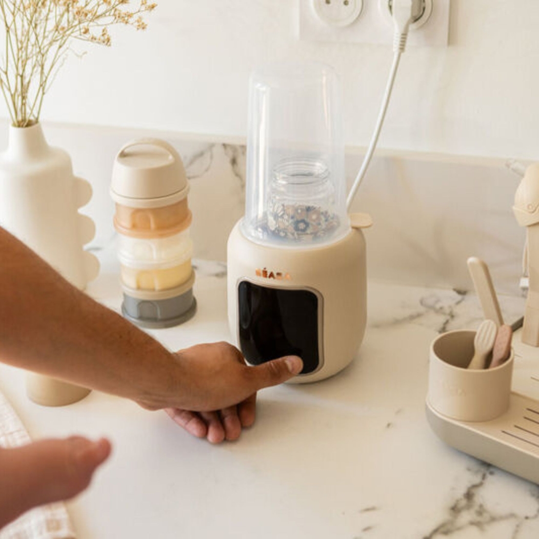 Aquecedor de Biberões Béaba Multi Milk Beige - Béaba - 3384349117573