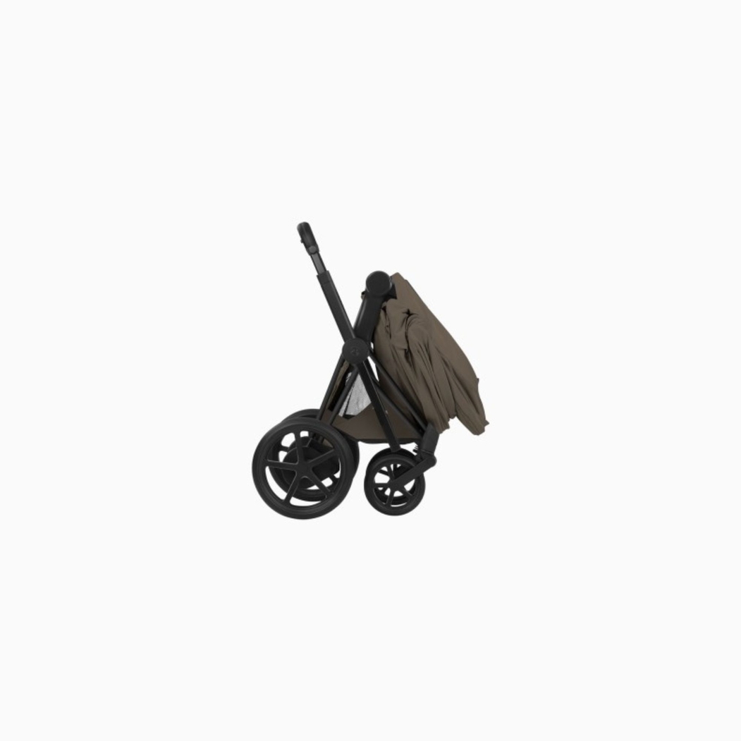 Carrinho de Bebé Cybex e-Priam Comfort Matt Black com Alcofa Dobrável - Cybex - 4063846585342