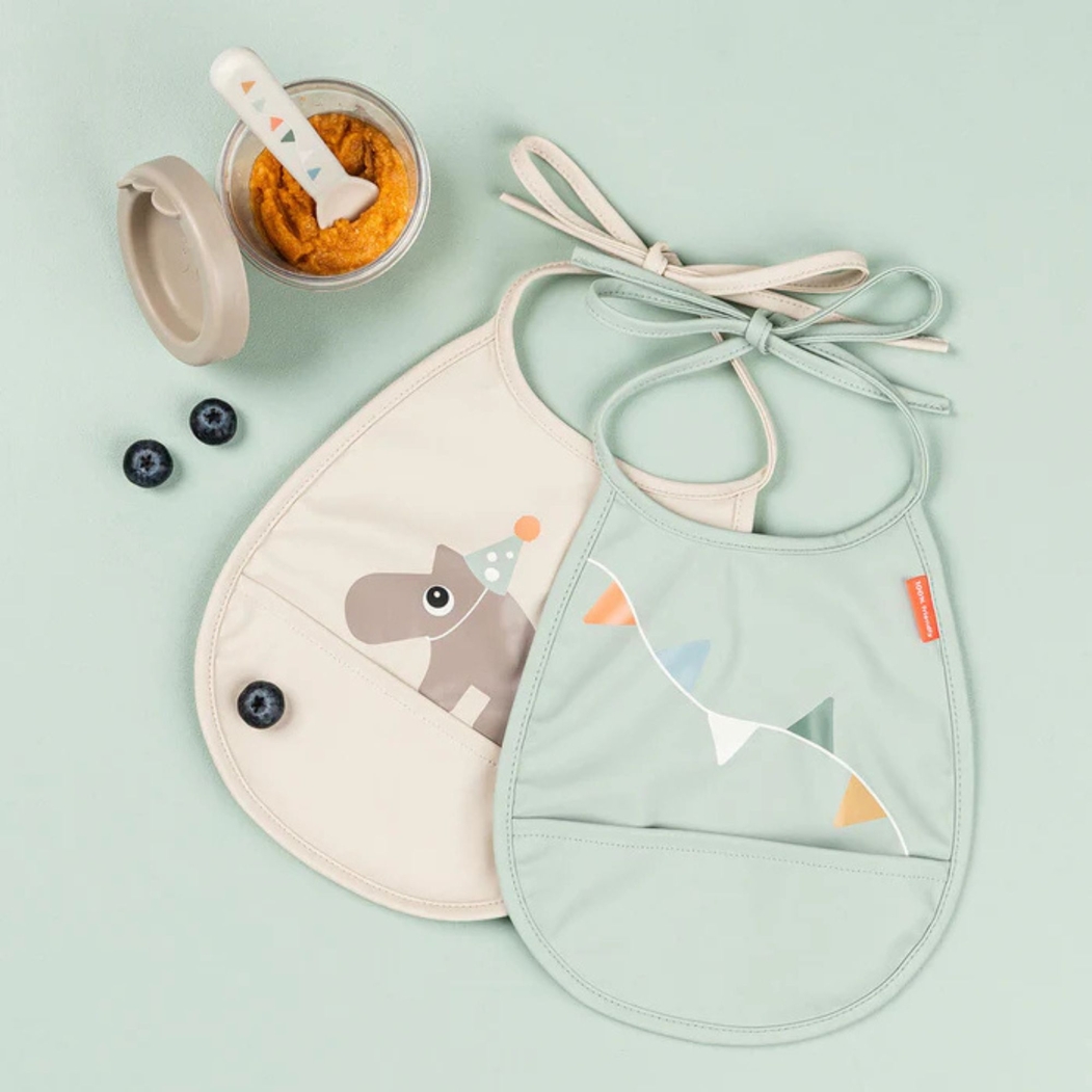 Conjunto de Babetes Done by Deer com Bolso Celebration Sand - Done By Deer - 5712643061533